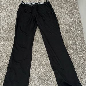 GREYS ANATOMY YOGA SCRUB PANTS WITH LOGO WAIST BAND